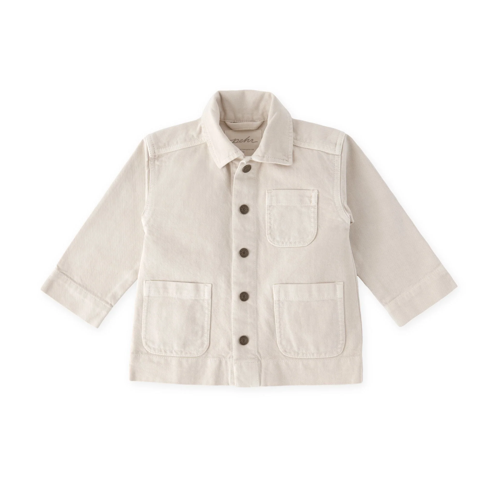 Vintage Twill Toddler Chore Jacket - Natural