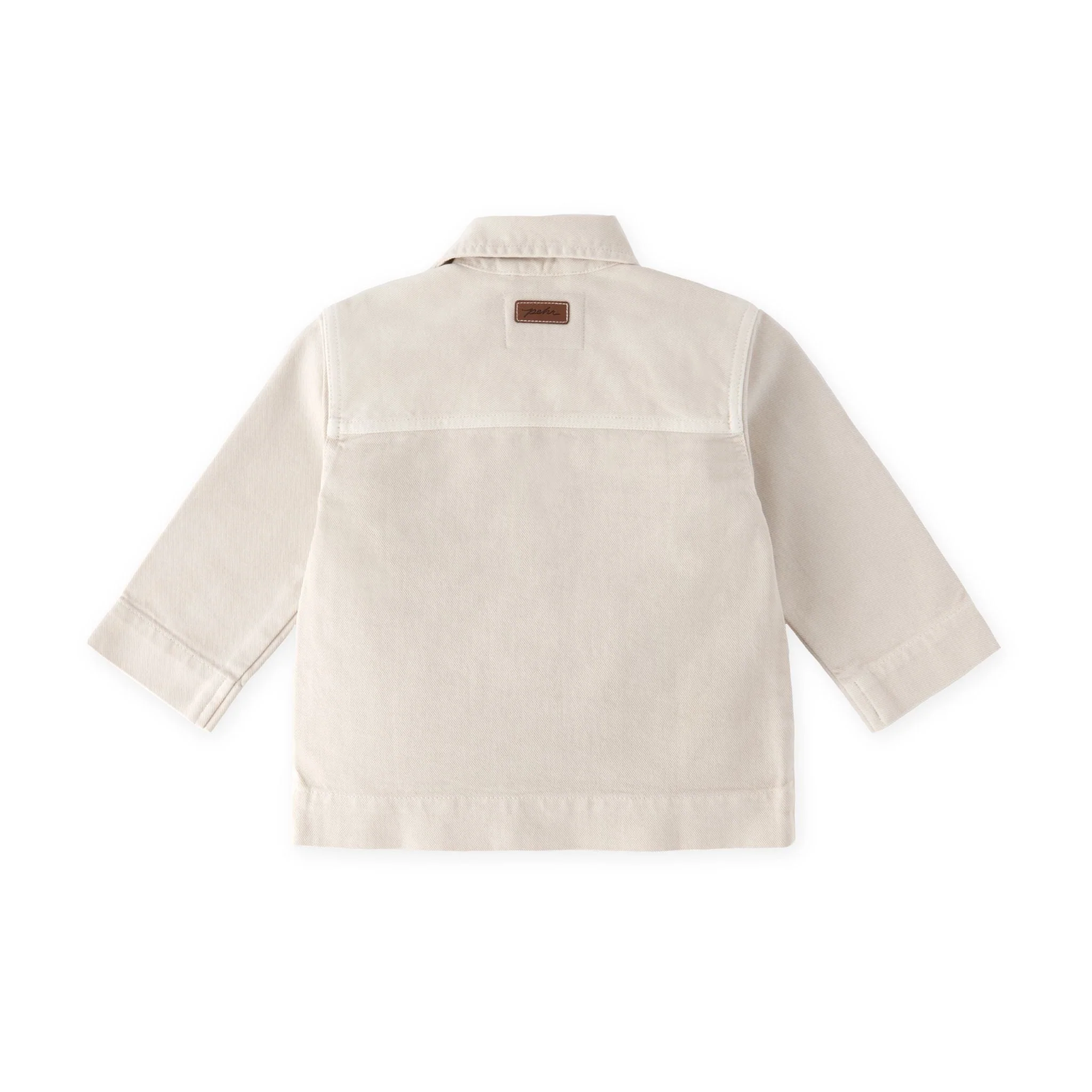 Vintage Twill Toddler Chore Jacket - Natural - Image 9