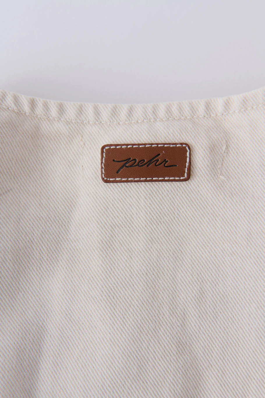 Vintage Twill Toddler Puff Sleeve Jumpsuit - Natural - Image 5