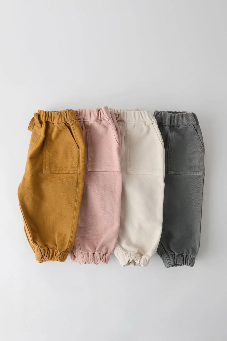 Vintage Twill Baby Utility Jogger - Caramel - Image 5
