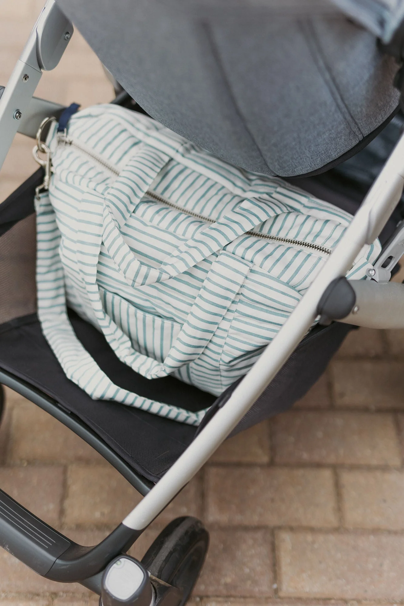 Weekender Bag - Stripes Away Deep Sea - Image 3