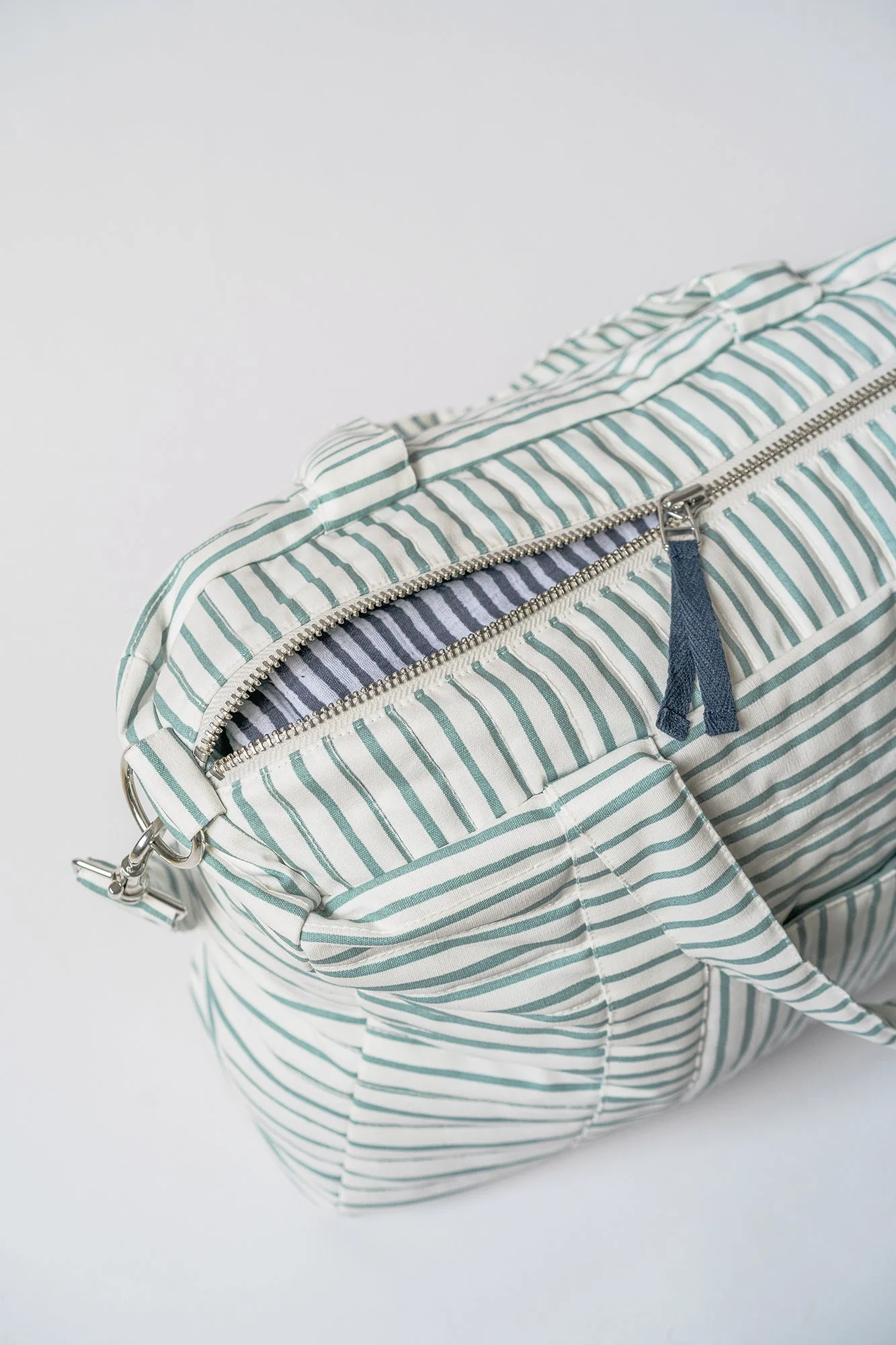 Weekender Bag - Stripes Away Deep Sea - Image 7