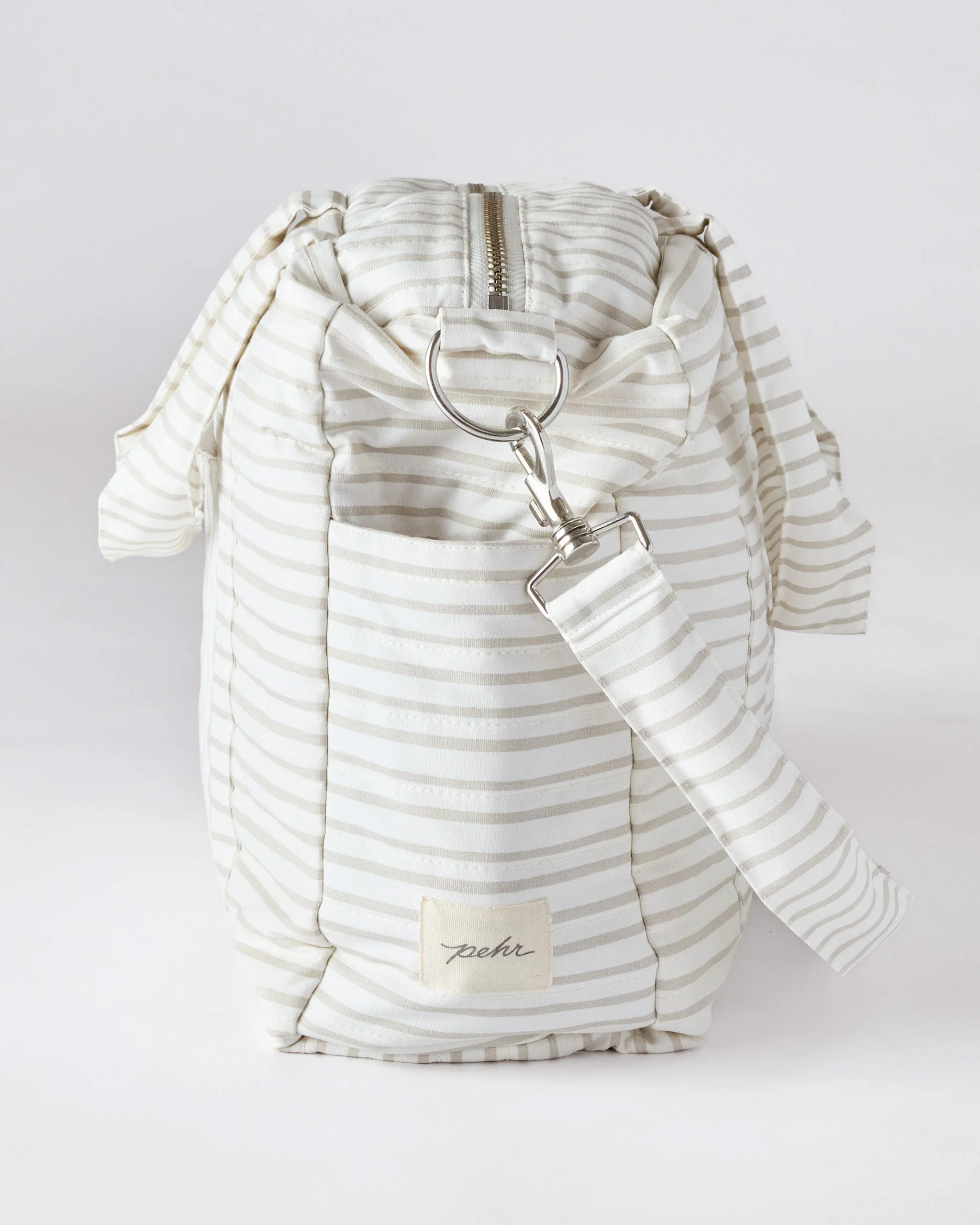 Weekender Bag - Stripes Away Pebble Grey - Image 6