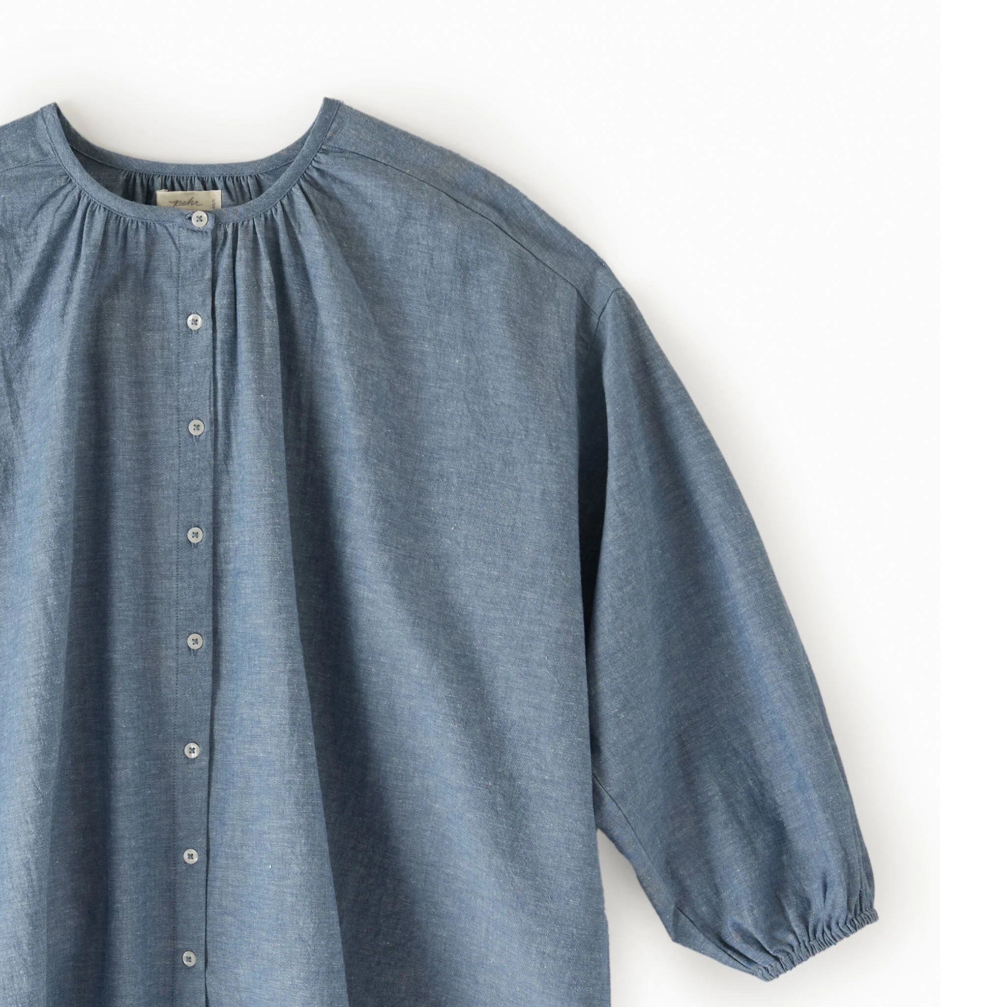 Women's Blouse - Chambray - Image 2