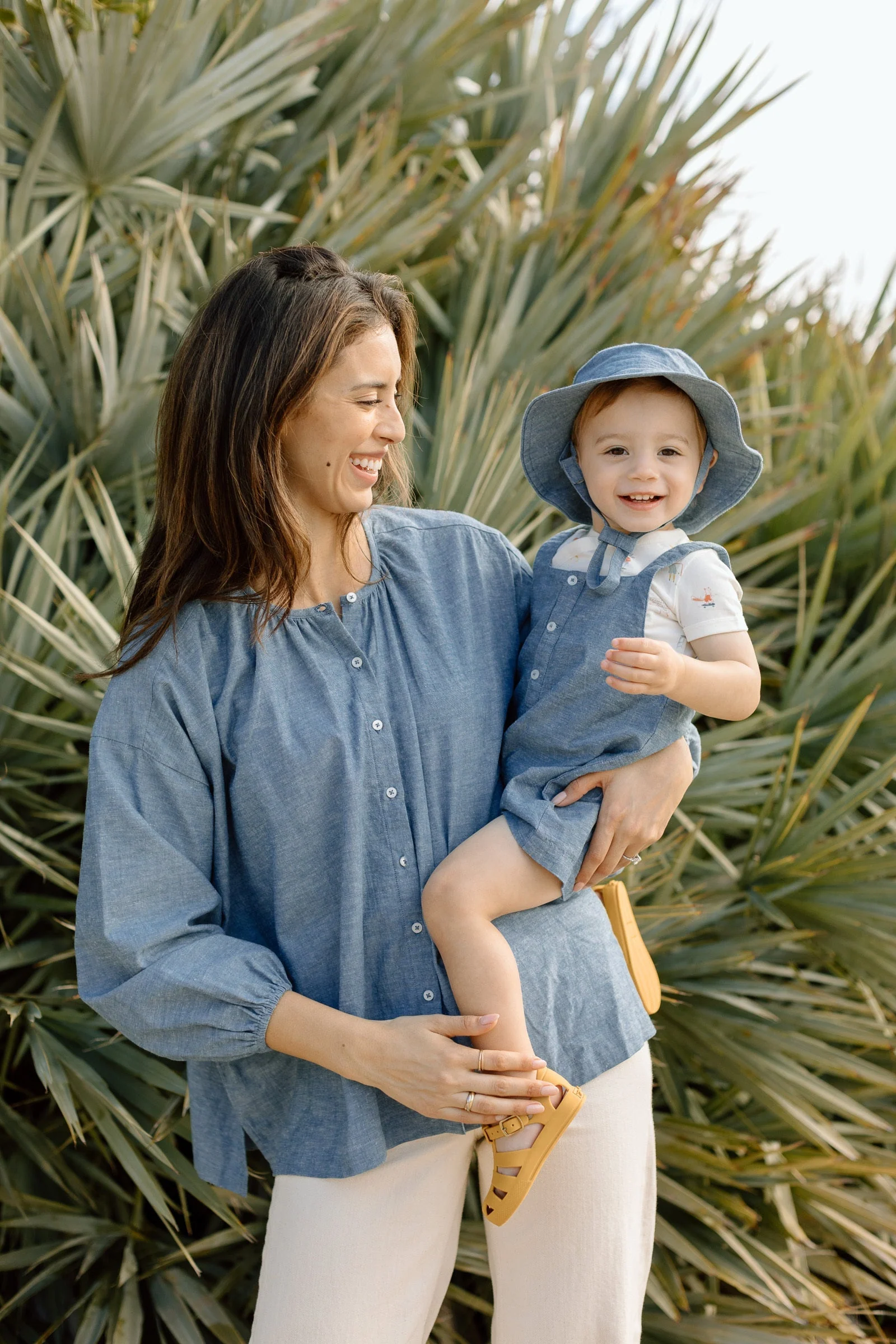 Women's Blouse - Chambray - Image 3